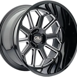 Cali Off-Road – AUBURN – Black – 20″x9″ -12mm – Summer Wheels – 9117-2973BM